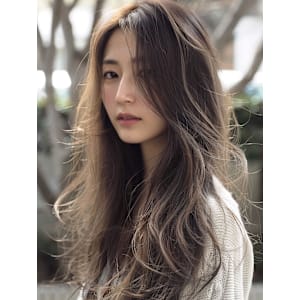 前髪/アンブレラカラー/こなれミディ/イメチェン/ウェーブ - noix de coco【ノアドココ】掲載中