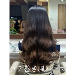 #韓国風パーマ#コテ巻き風パーマ #パーマロング#韓国へア - Ammy【アミー】掲載中