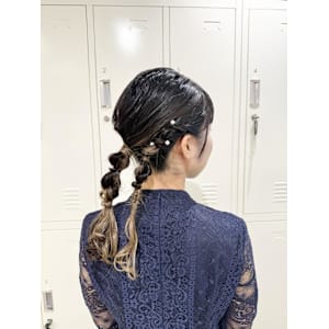 編みおろし×お呼ばれヘア - FACE。石川町【フェイスイシカワチョウ】掲載中