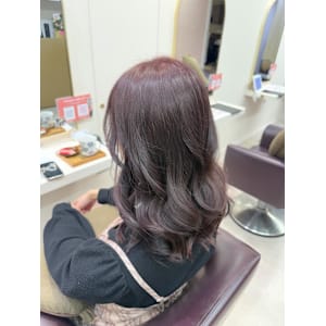 ピンクブラウンカラー/ブリーチなしワンカラー/暖色 - FACE。石川町【フェイスイシカワチョウ】掲載中