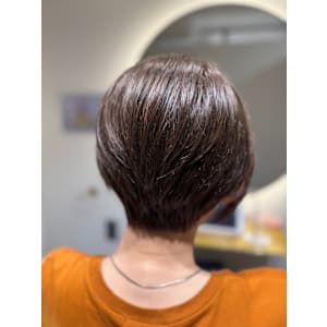 明るい白髪染め×ショートボブ 『銀座/個室』 - answer BEAUTY SALON【アンサー ビューティーサロン】掲載中