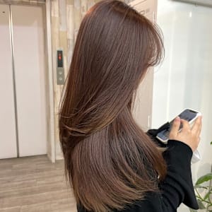 ライトブラウン/レイヤーカット/髪質改善 - N° anfeel 渋谷【ナンバー アンフィール シブヤ】掲載中