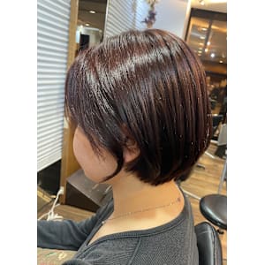 〈木賀　絵莉子〉ショートボブ×ピンクベージュ - クロード・モネ 吉祥寺店【クロードモネ】掲載中