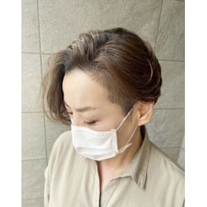 ツーブロックショートボブ×髪質改善