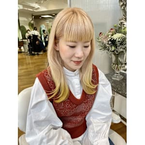 【ベージュ×イエロー】 - Of HAIR Jiyugaoka【オブヘアジユウガオカ】掲載中