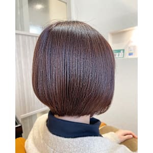 髪質改善ピンクブラウンボブ - ARiA TWiN by ECLART【アリアツインバイエクラート】掲載中