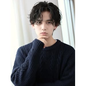 大人の色気センターパート｜自由が丘で人気のメンズパーマ - LOREN【ローレン】掲載中