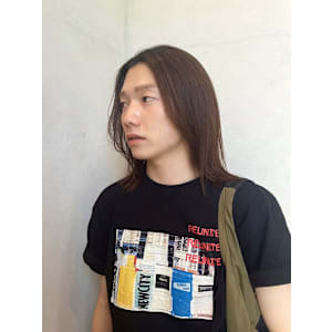 メンズロング レイヤー ナチュラルストレート - CANAAN hair salon 表参道店【カナン ヘアサロン オモテサンドウテン】掲載中