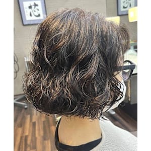ミニボブデジタルパーマ