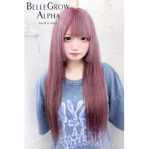 カラー＋エクステ - BELLE GROW ALPHA HAIR&NAIL【ベルグローアルファヘアアンドネイル】掲載中