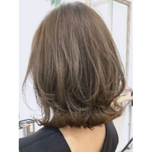 大人可愛い20代30代40代 外ハネボブスタイル マットベー