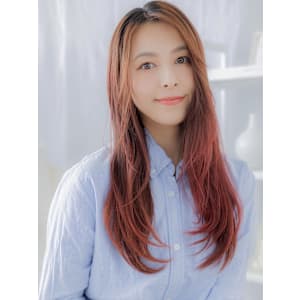 ツヤ感ワインレッドこなれエアストレート　ボルドーカラー - mod's hair【モッズヘア】越谷/越谷西口店【モッズヘア コシガヤ コシガヤニシグチテン】掲載中