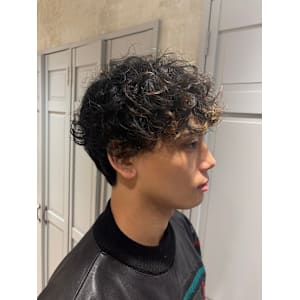 メンズゆるふわパーマ