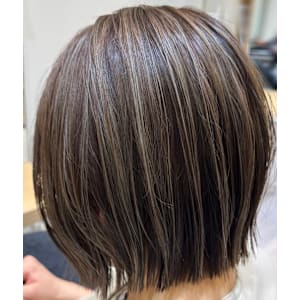 ミニボブ グレージュハイライト - hair Dr.VEGA【ヘアドクターベガ】掲載中