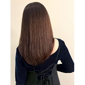 グレージュカラー 艶髪 美髪 顔周りカット レイヤー 20代