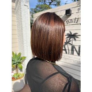 ナチュラルな切りっぱなし前下がりボブ - LANI hair&nail【ラニヘアアンドネイル】掲載中