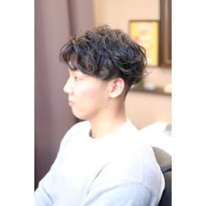 men's barber Amo×スタイル