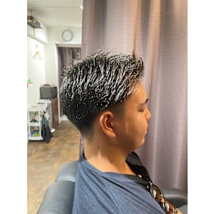 men's barber Amo×スタイル