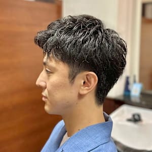 かき上げツイスパ/パーマ/スパイラル/アップバンク/神保町 - K-STYLE HAIR STUDIO 神保町店【ケースタイル】掲載中