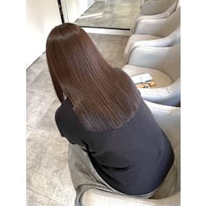 髪質改善/透明感カラー/顔まわりレイヤー/カット/韓国/前髪