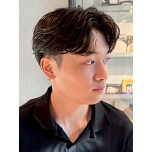 センターパート 韓国マッシュヘア 眉毛カット ツーブロック - Men's Salon bloc【メンズサロンブロック】掲載中