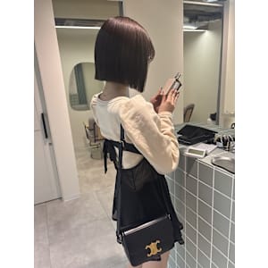 ヘンリーボブ/切りっぱなしボブ/タッセルボブ/オリーブベージ