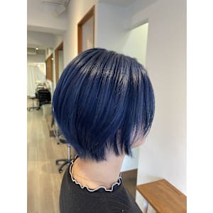 ショートカット×マリンブルー - chill out 南塚口本店【チルアウト ミナミツカグチホンテン】掲載中