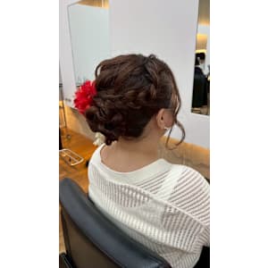 浴衣・着物にぴったりなヘアセット*