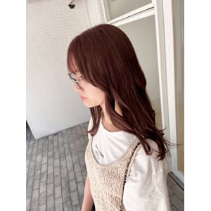 暖色系カラーが可愛い/ガーリー/ストリート/韓国ヘア/学割