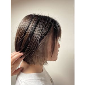 インナーカラーベージュ×ボブ - chill out 南塚口本店【チルアウト ミナミツカグチホンテン】掲載中