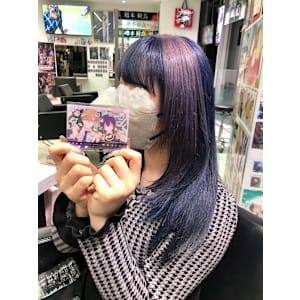 推しカラー マヨ ネイビー バイオレット カチューシャカラー