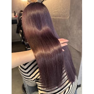 《鈴木茉奈》ピンクラベンダー/ブリーチありなしカラー - elu by lovis【エル バイ ラビス】掲載中