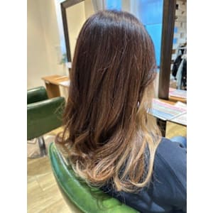 インナーカラーグレージュ/20代30代40代50代60代