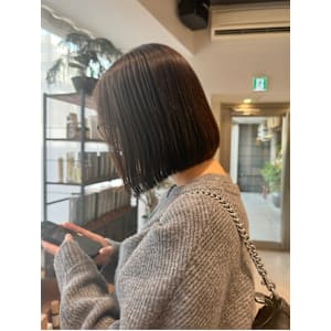 韓国風ボブ/髪質改善/艶髪/30代/40代/小顔