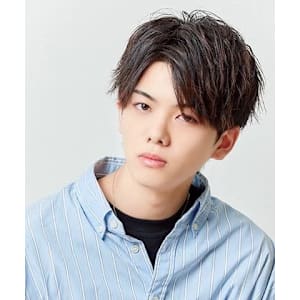 ソフトツイスト×センターパート