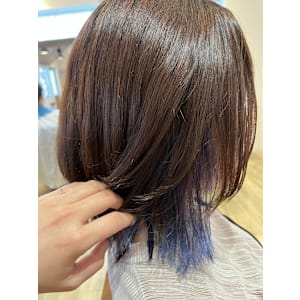 イヤリングカラーブルー20代/30代/40代/50代/60代