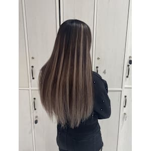 シールエクステ／長さ出し／ハイライト／エクステバレイヤージュ