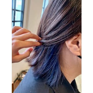 インナーカラーブルーパープル/20代/30代/40代/50代 - chill out 塚口本町店【チルアウト ツカグチホンマチテン】掲載中