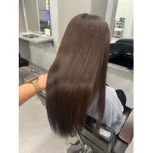 イノアカラーでツヤ髪ブラウンカラー