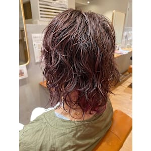 パープルカラーハイライトベース×インナーカラー30代/40代 - chill out 塚口本町店【チルアウト ツカグチホンマチテン】掲載中