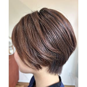丸みショートボブ