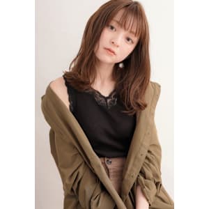 ふんわりくびれ無造作カールロング/20代/30代/40代