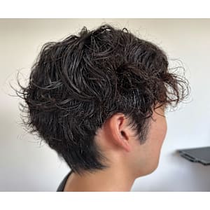 大きめツイストパーマ