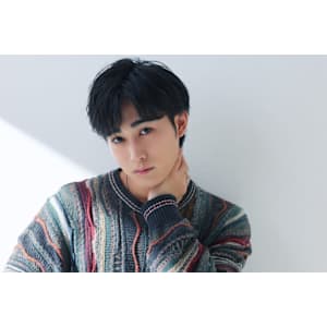 【江戸桃海】メンズパーマ/メンズカット/センターパート