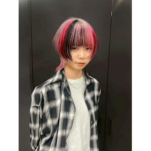セクションカラー　ケアブリーチ　ブリーチカラー　表参道/原宿 - Null 表参道本店 デザインカラー/ダブルカラー【ヌル】掲載中