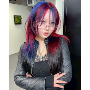 セクションカラー　ケアブリーチ　ブリーチカラー　表参道/原宿 - Null 原宿店 デザインカラー/ダブルカラー【ヌルハラジュクテン デザインカラー ダブルカラー】掲載中