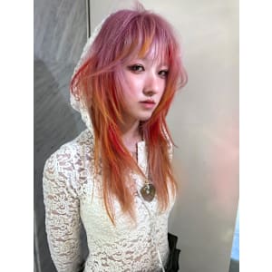 オーダーメイド　ケアブリーチ　ブリーチカラー　表参道/原宿 - Null 原宿店 デザインカラー/ダブルカラー【ヌルハラジュクテン デザインカラー ダブルカラー】掲載中