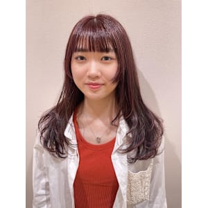 チェリーレッド/暖色カラー/カシスブラウン/オレンジブラウン