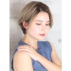 ショート・ボブ/白髪ぼかし/ハイライト/絶壁解消/40代 - INCEPTION  GINZA 銀座【インセプション】掲載中