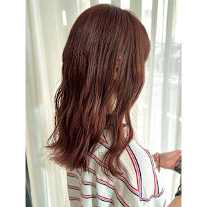 【ChaoMICHI yuika】レッドブラウン 顔周り